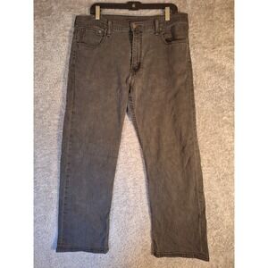 Levis 569 Loose Straight Jeans Mens 36x30 Black Denim Relaxed Fit 06990-110